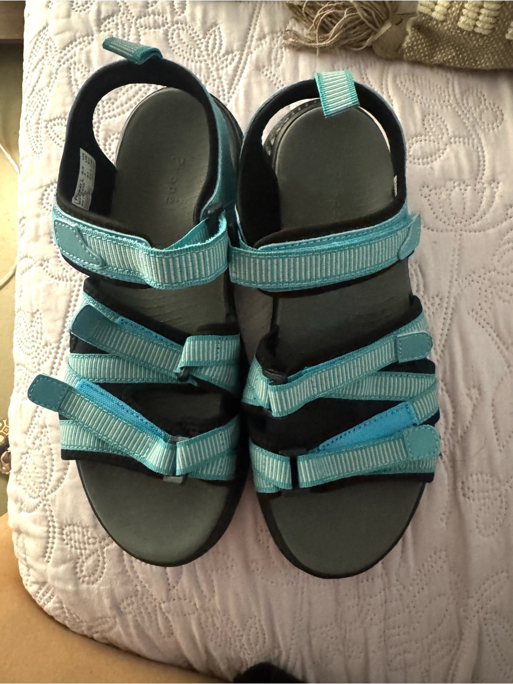 Propet Turquoise Multi-Strap Women's Sandals